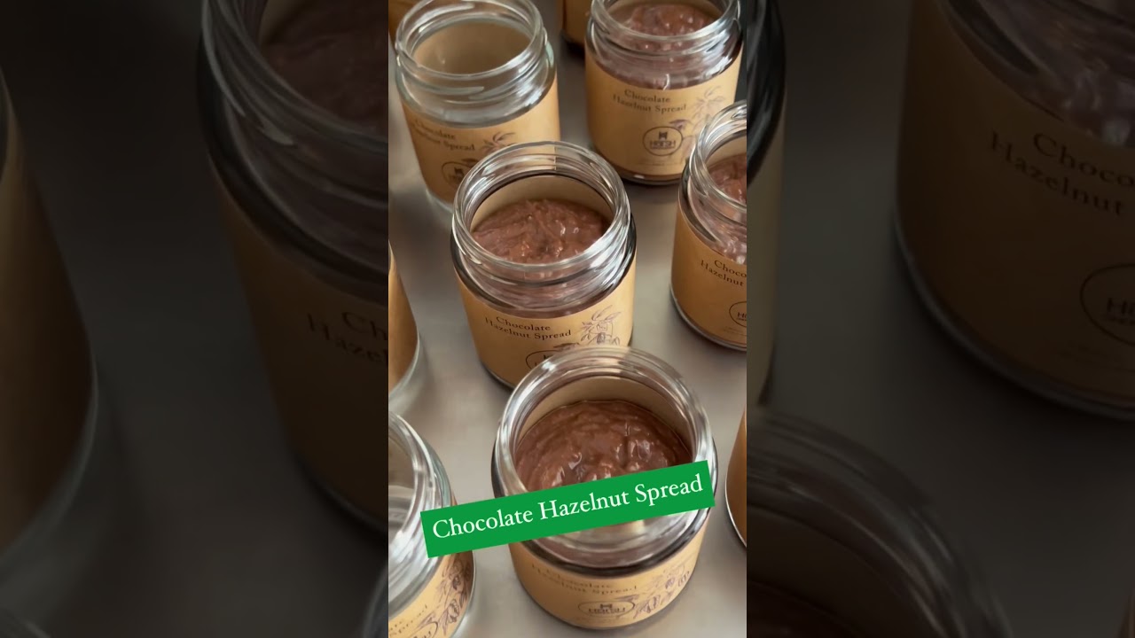 Chocolate Hazelnut Spread #nutella  #nopalmoil