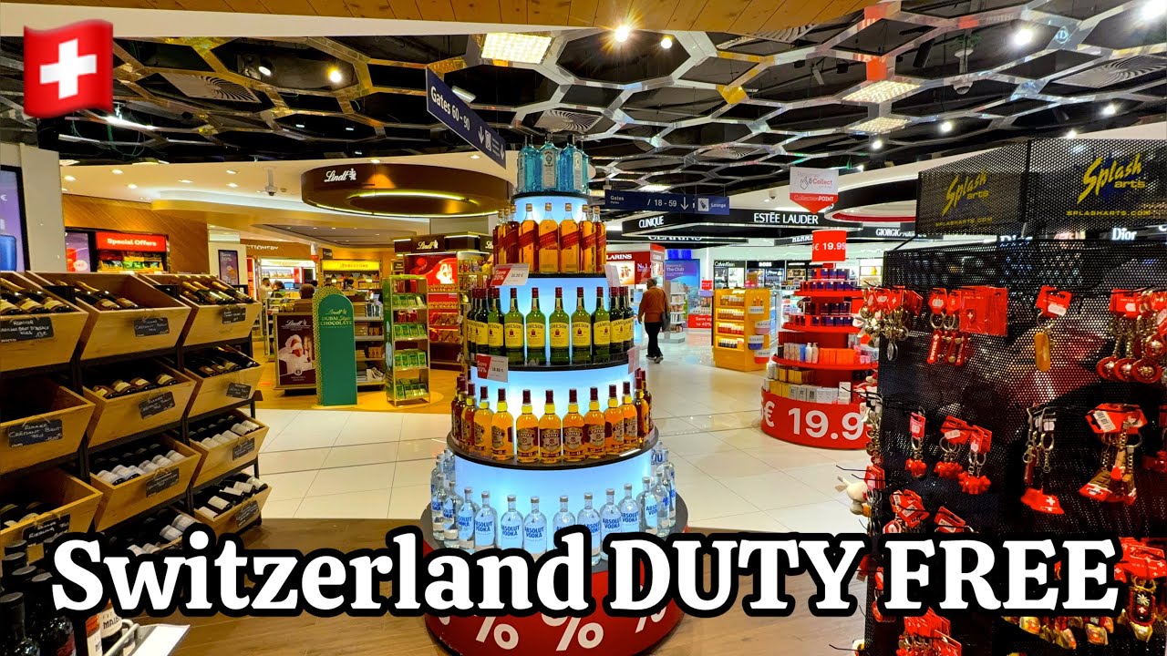 [CH]🇨🇭Switzerland DUTY FREE Shopping | Basel International Airport | Swiss 🇨🇭