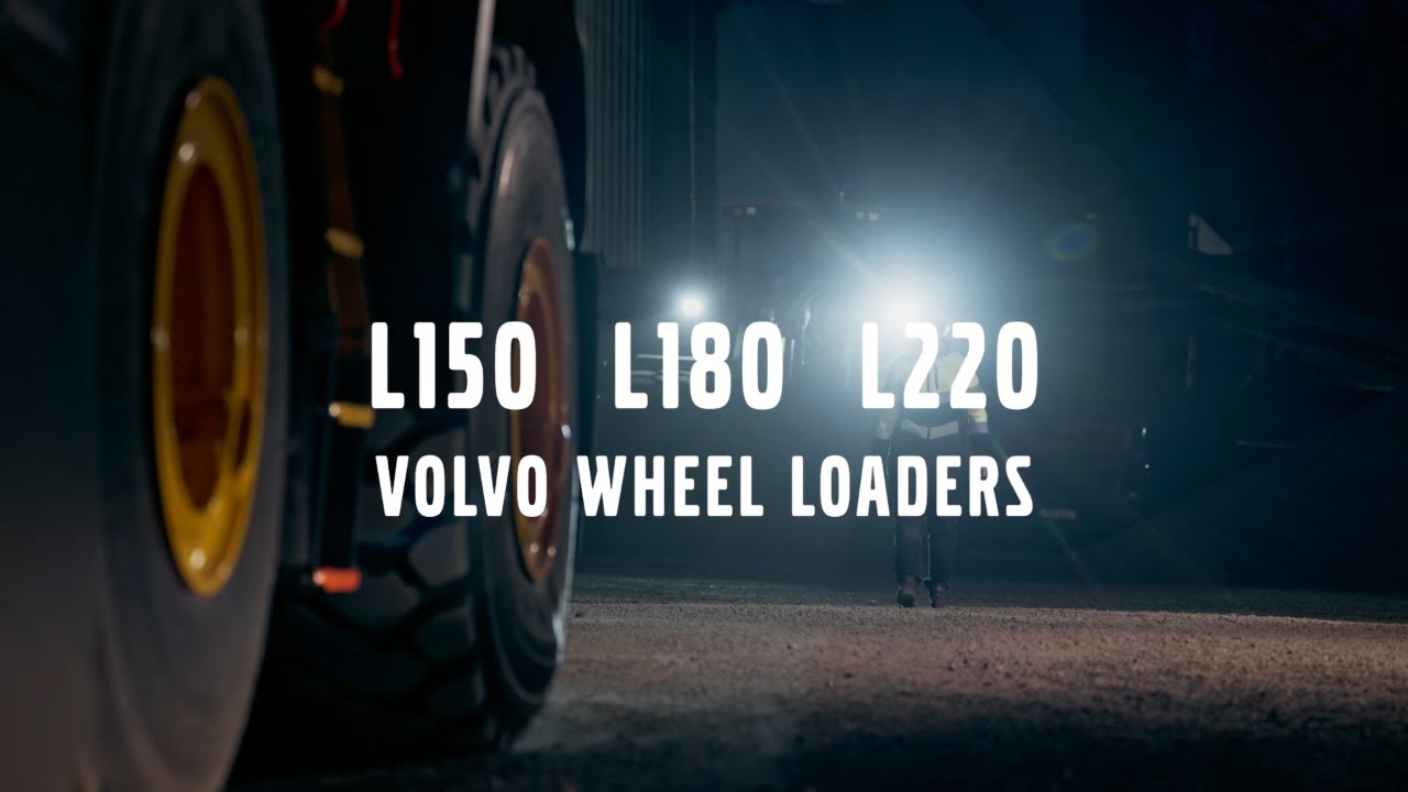 The new generation wheel loaders from Volvo: L150, L180 & L220