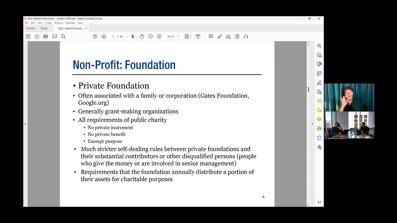 CLE - Nonprofit Hybrids (presented by MoFo)