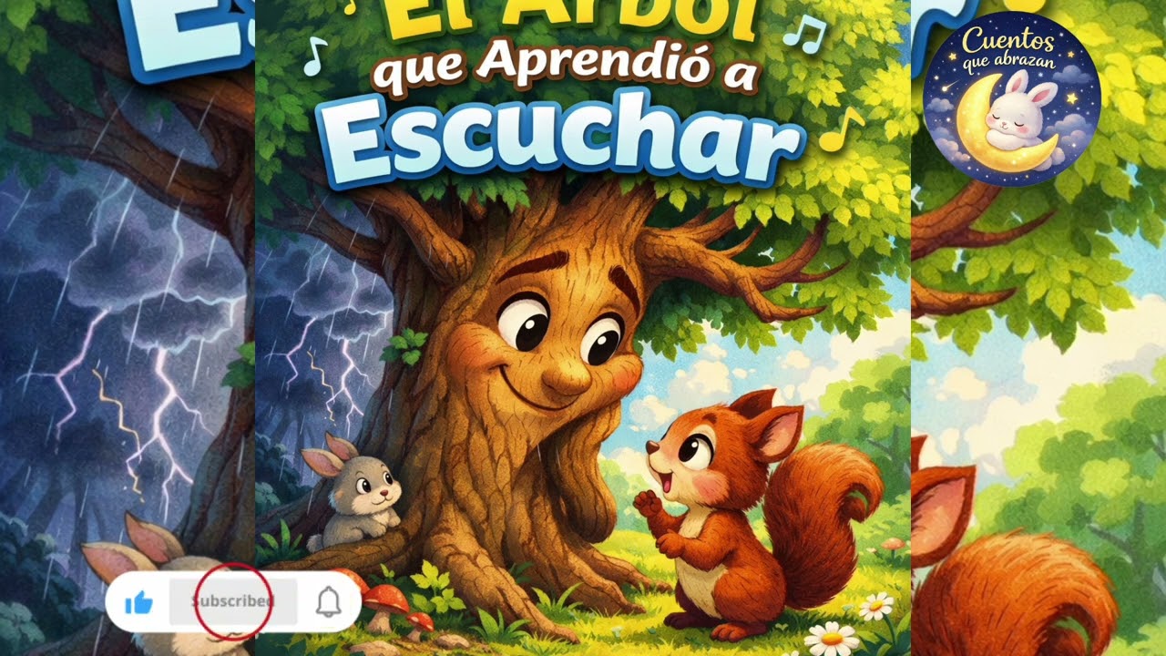 El árbol que aprendió a escuchar 🌳🐿️ | Cuento infantil con valores | Cuentos para dormir
