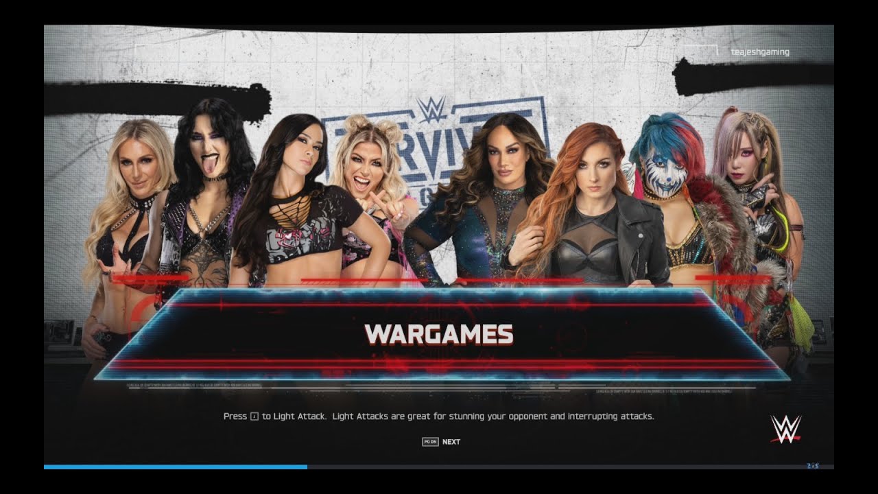 WWE War Games 2025 TEAM AJ LEE vs TEAM BECKY LYNCH