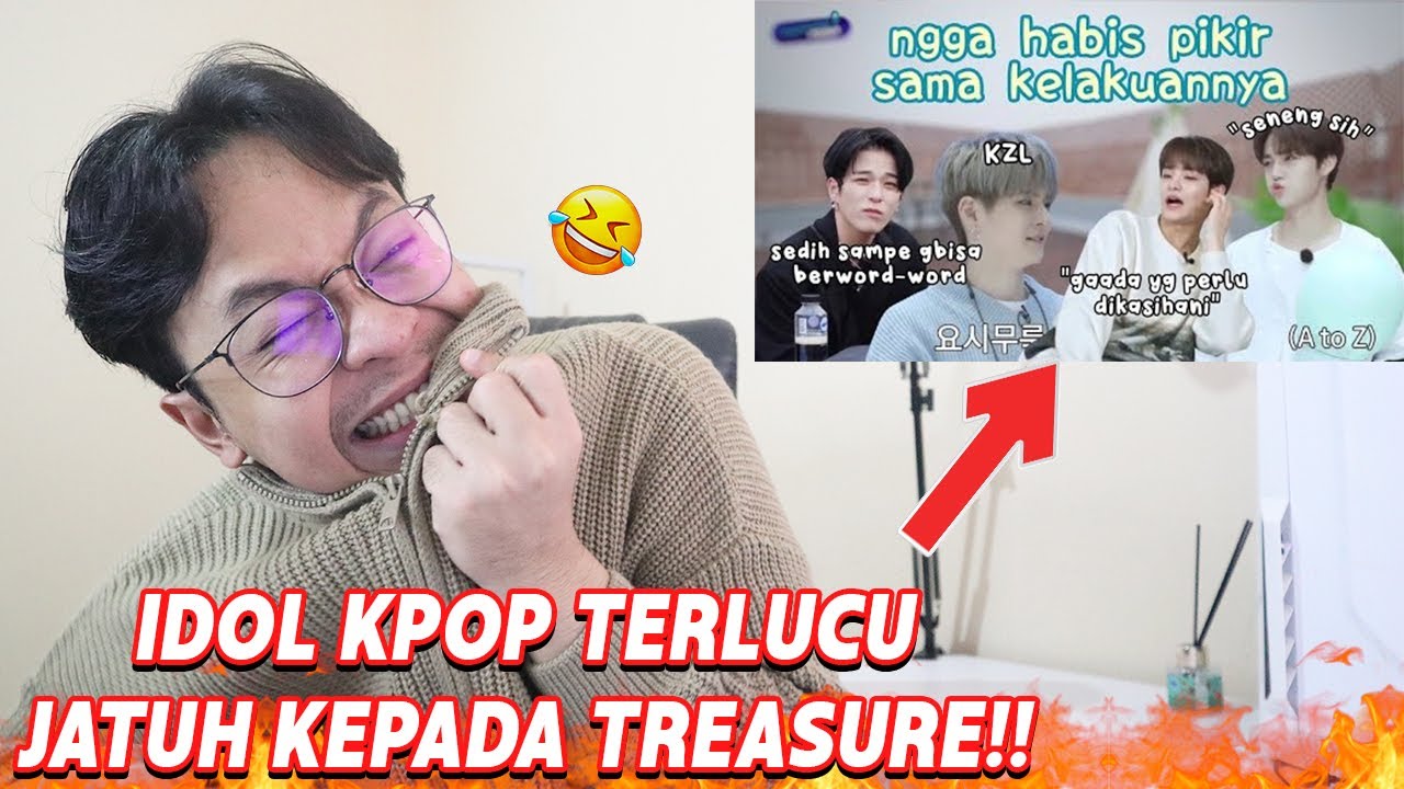 VIDEO TREASURE PALING NGAKAK!! INI TERLALU LUCU!! Try Not To Laugh #TNTL