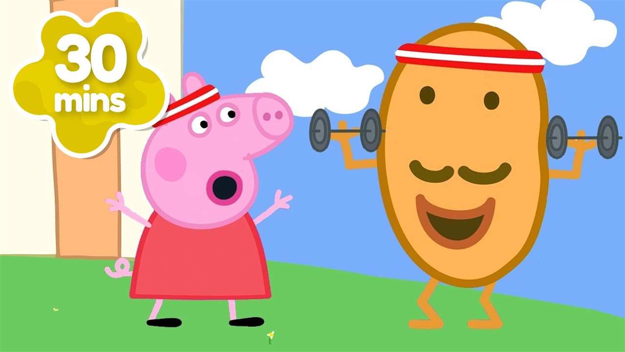 Peppa Lifts HEAVY WEIGHTS💪🏋️‍♀️ Peppa Pig Full Episodes | 30 Minutes Kids Cartoons