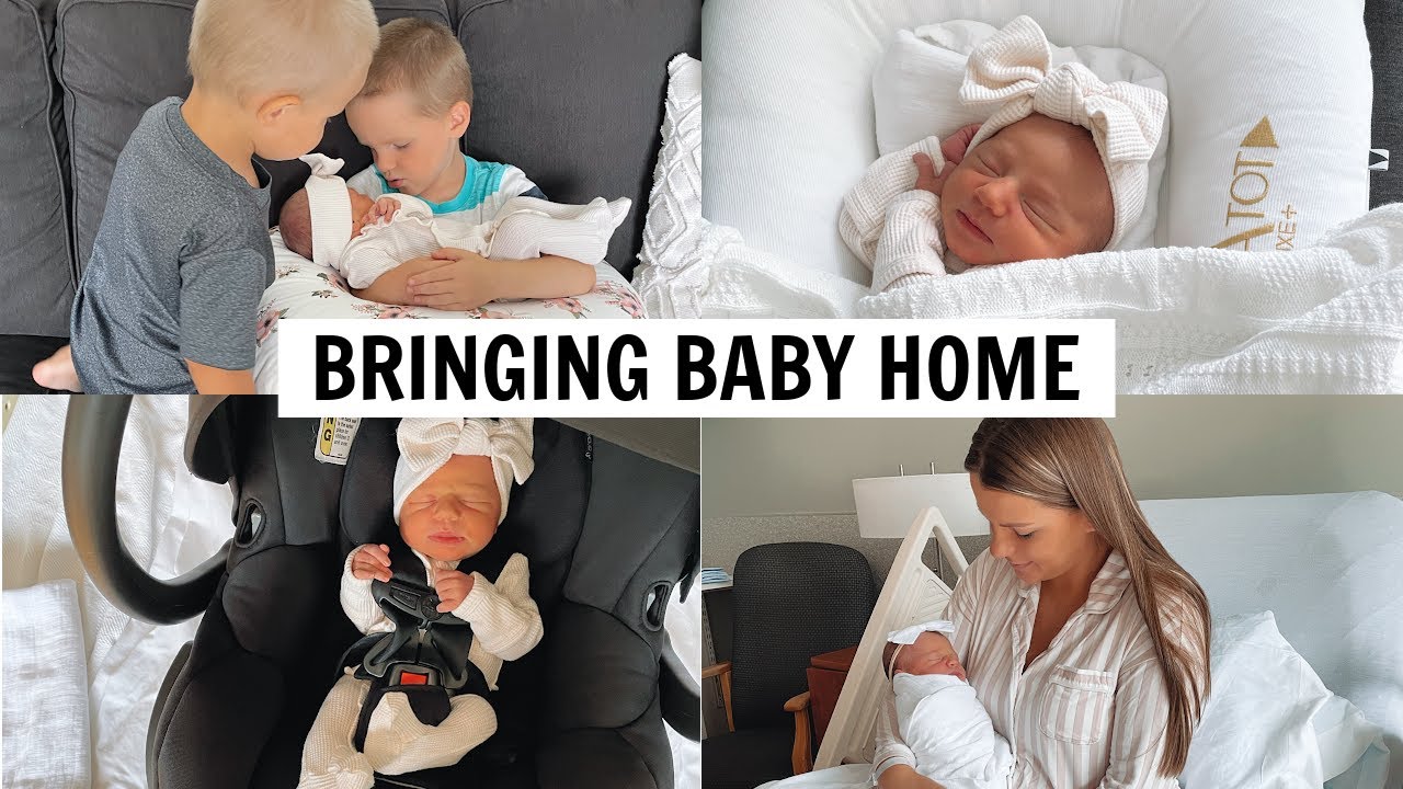 BRINGING BABY HOME + BOYS MEET THEIR BABY SISTER FOR THE FIRST TIME!