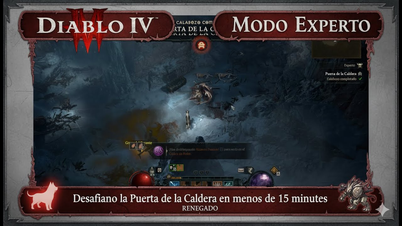 Diablo IV - Renegado - Level 59 - Mision Puerta de Caldera - Menestad - No coments