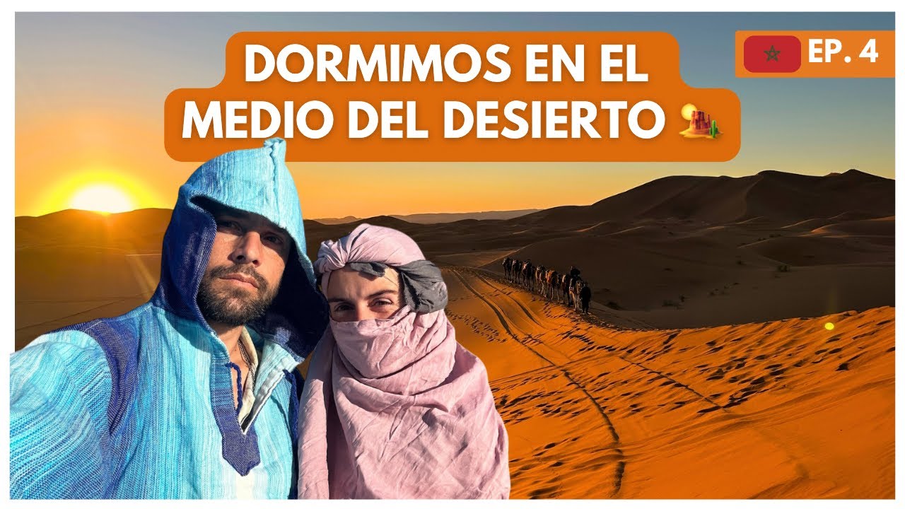 🏜️🐪 La magia de dormir en el DESIERTO DEL SÁHARA! 🥹 sueño cumplido #desierto #desert #marruecos