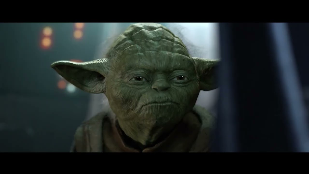 Star Wars Yoda says goodbye to the Wookiees