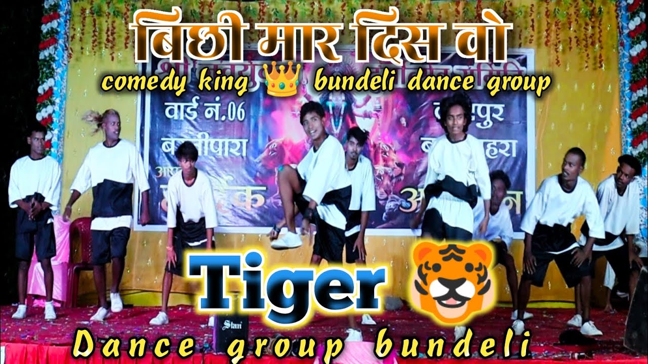 Tiger dance group bundeli | बिच्छी मार दिस वो | लालपुर डीजे डांस प्रतियोगिता बागबाहरा #cgdance