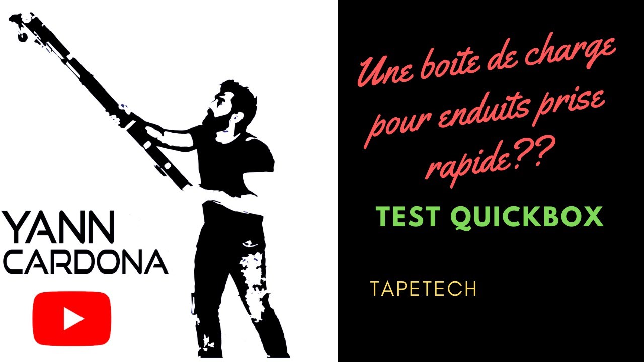 Test Quick BOX TAPETECH (Enduit prise rapide)
