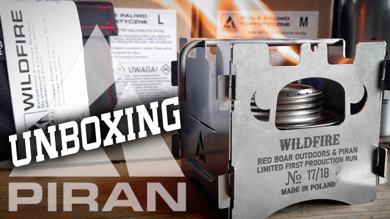 Kuchenka WILDFIRE PIRAN Unboxing Hobo Stove #bushcraft #outdoorcooking #gearreview