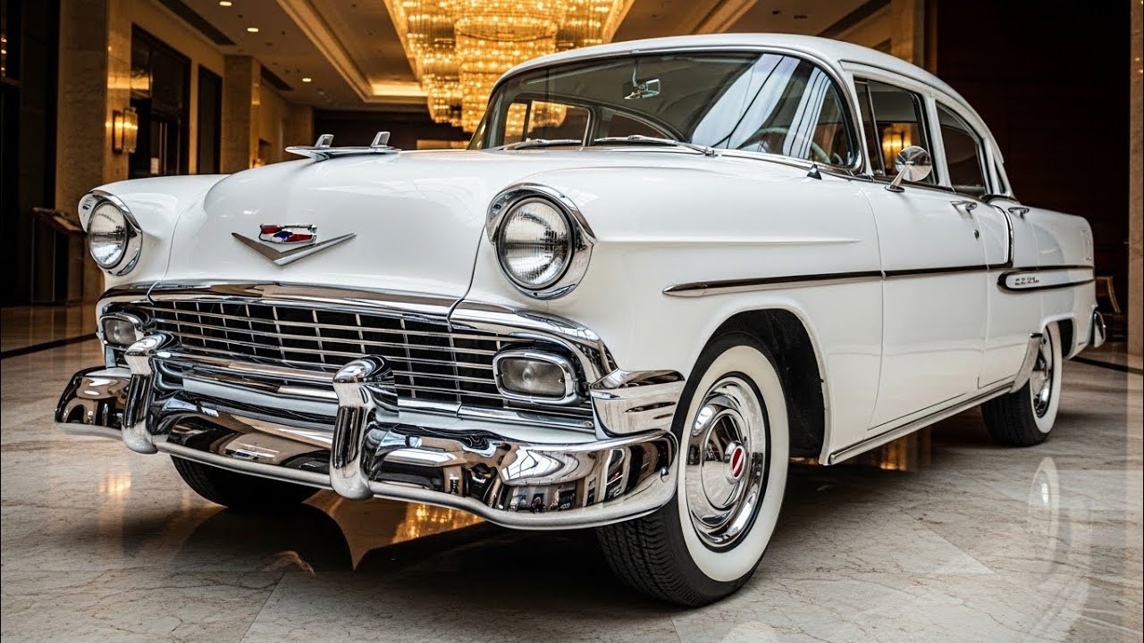 Невероятный Chevrolet Bel Air 1950-х! Самый роскошный классический автомобиль Америки!