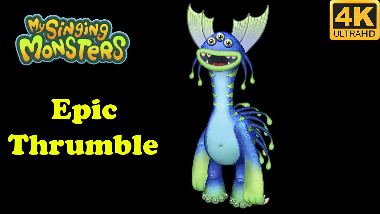 Epic Thrumble - Animation / Breeding (My Singing Monsters) 4k