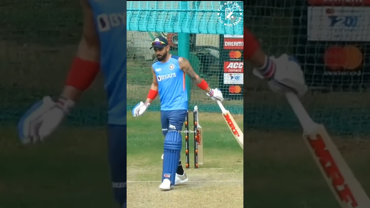 Virat Kohli net Practice #cricket #cricketshorts #shorts