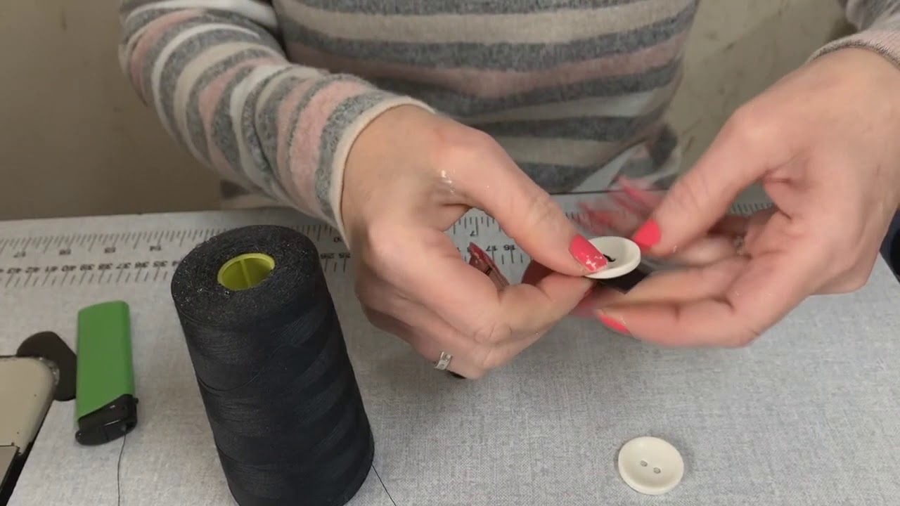 how to make a protective face mask button band (save your ears)