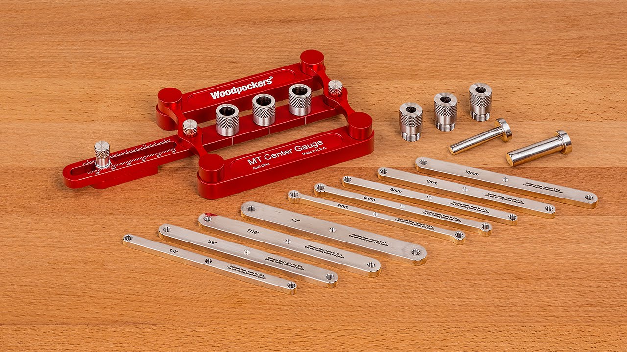 Woodpeckers MT Center Gauge & Doweling Jig