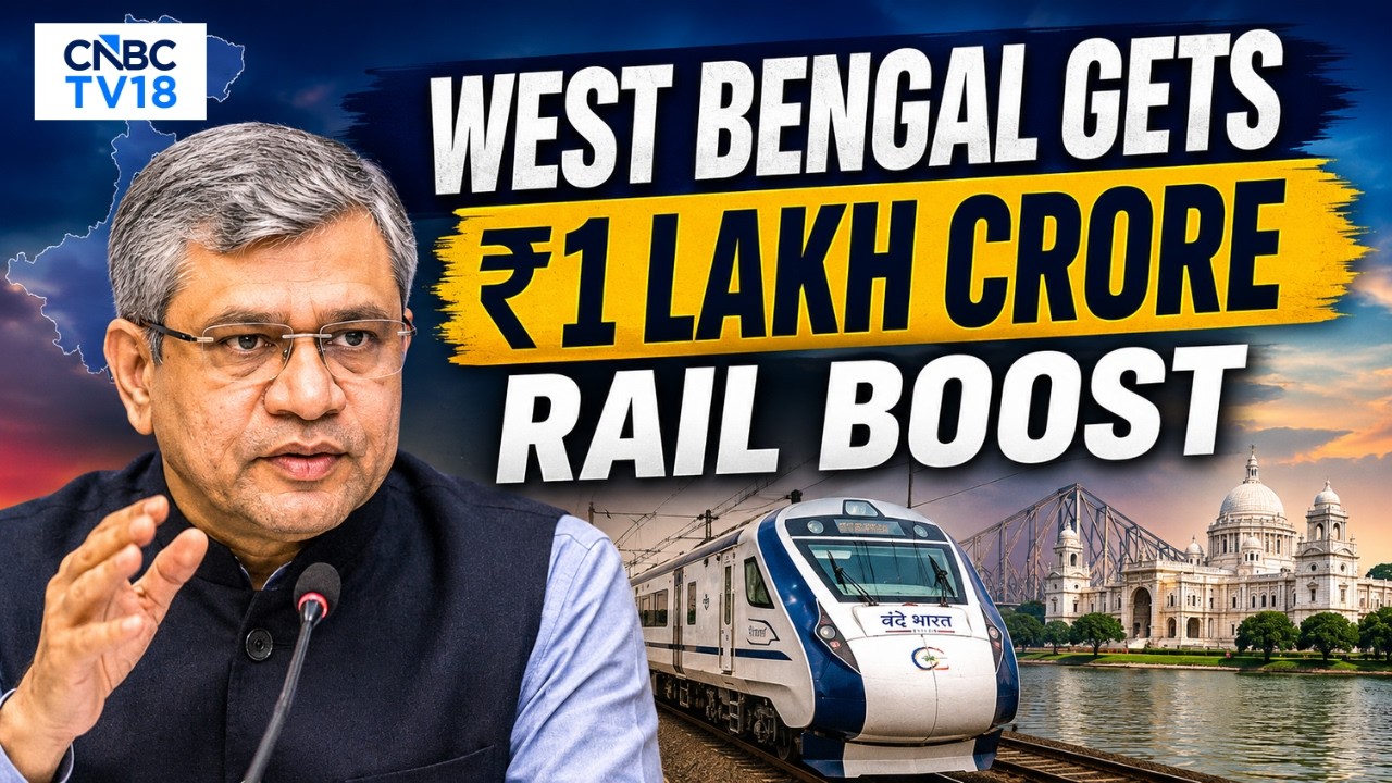 Ashwini Vaishnaw Announces ₹1 Lk Cr Rail Investment To Upgrade West Bengal Railway Infra | N18V