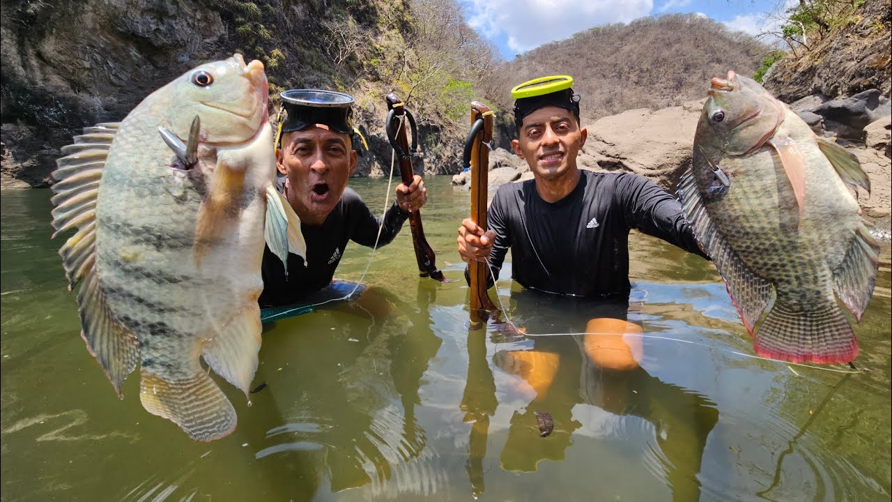 Pesca con arp&oacute;n con Don jose r&iacute;o torola
