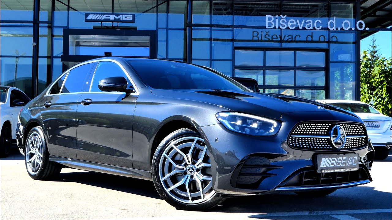 NEW Mercedes AMG E Class 220d Sport Facelift - Exterior and Interior 4K