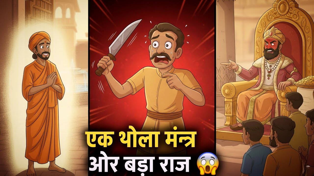 एक भोला मंत्र और बड़ा राज़ 🤯 | 2D Cartoon Hindi Story | Moral Story | #motivationalstory #viral