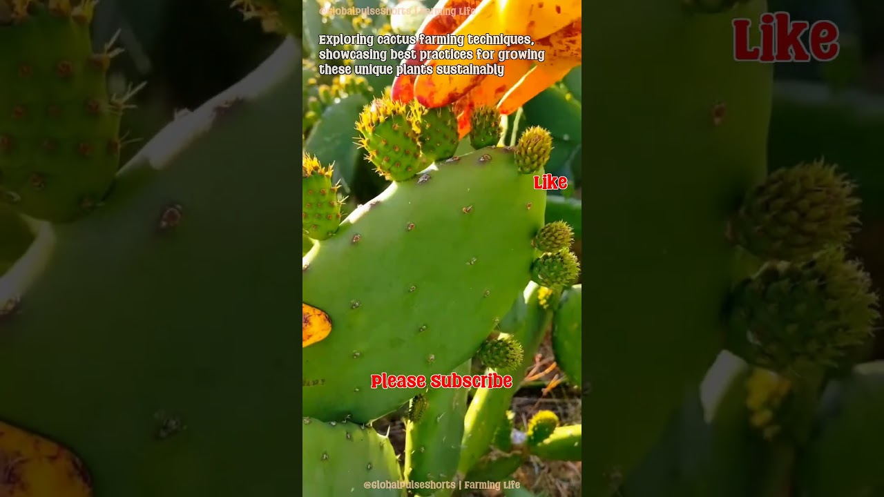🌵Cactus Farming Tips for Sustainable Growth!🌞 #CactusFarming #Sustainable