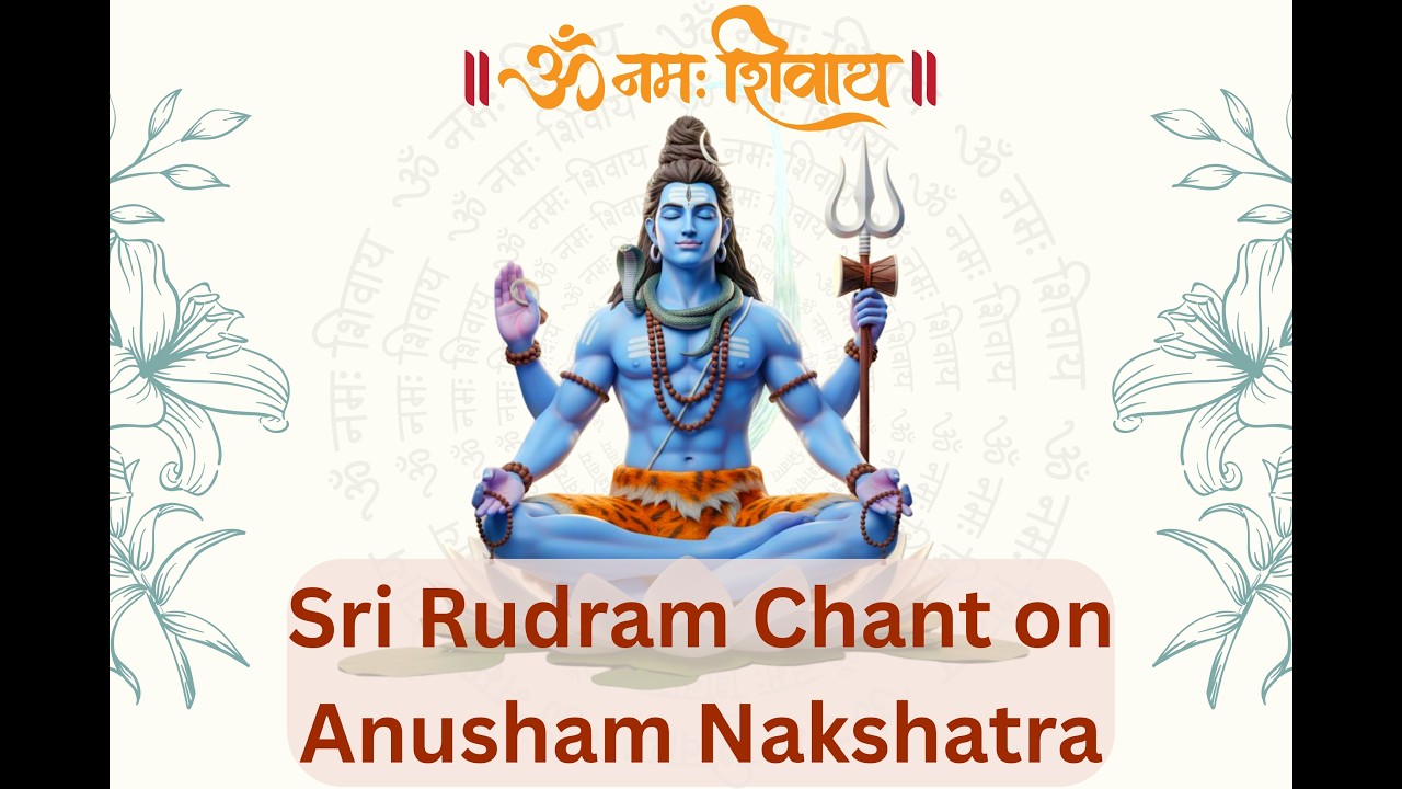 Sri Rudram Chant on Anusham Nakshatra | 10 March 2026 | Anusham Veda Rakshana Seva Sangam