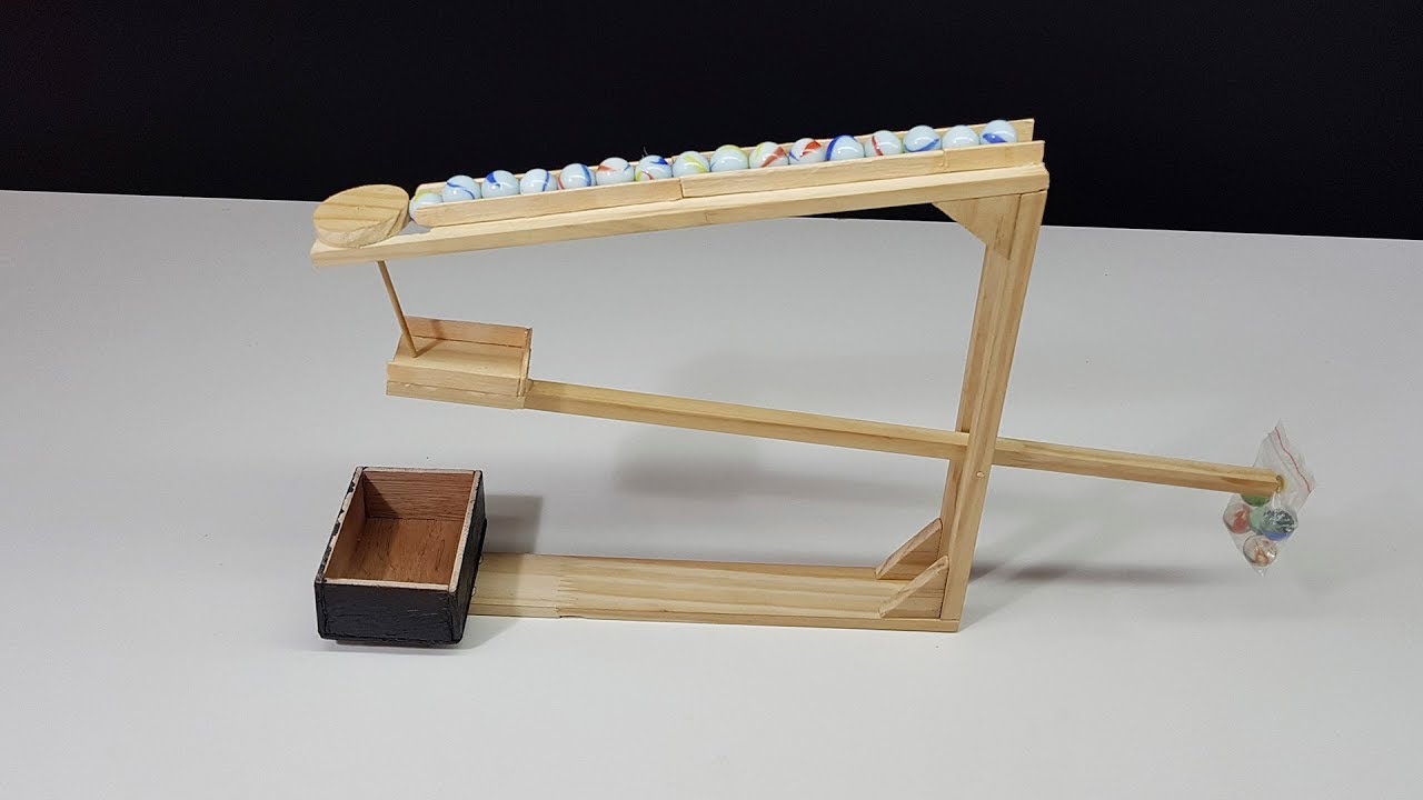 Cómo hacer máquina de mármol | Amish Marble Machine | Sagaz Perenne