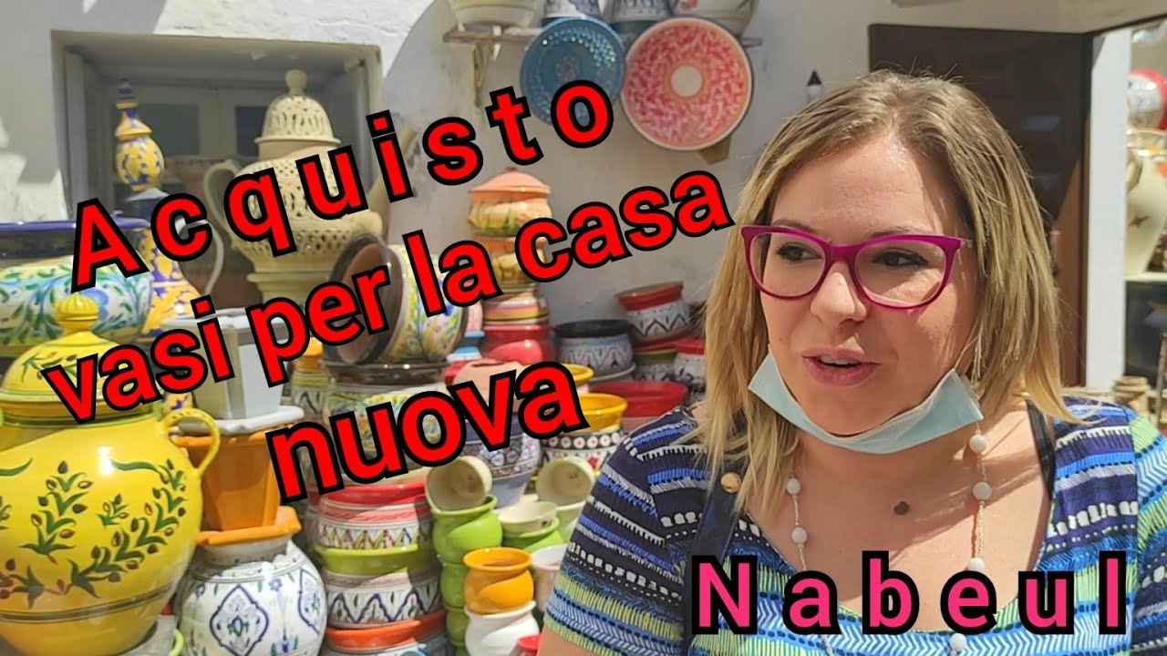 Acquisto vasi in terracotta a Nabeul per la casa nuova #Tunisia # Hammamet 🇹🇳