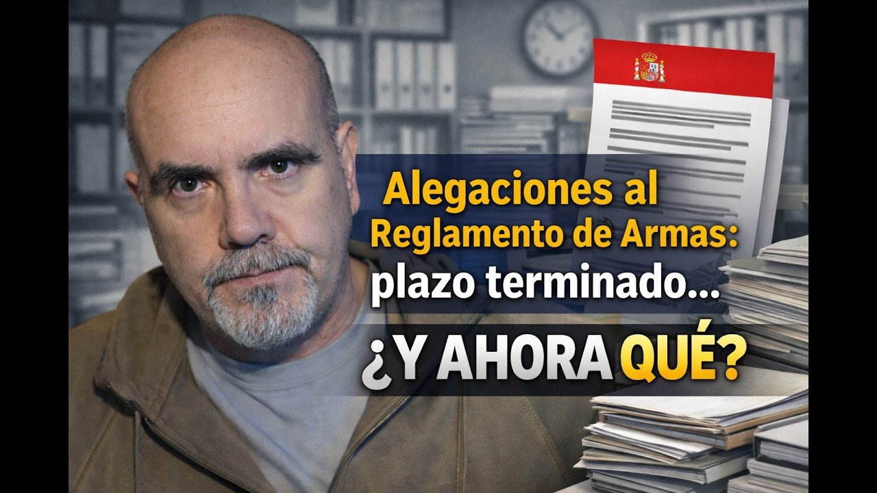 Alegaciones al Reglamento de Armas: plazo terminado… ¿y ahora?