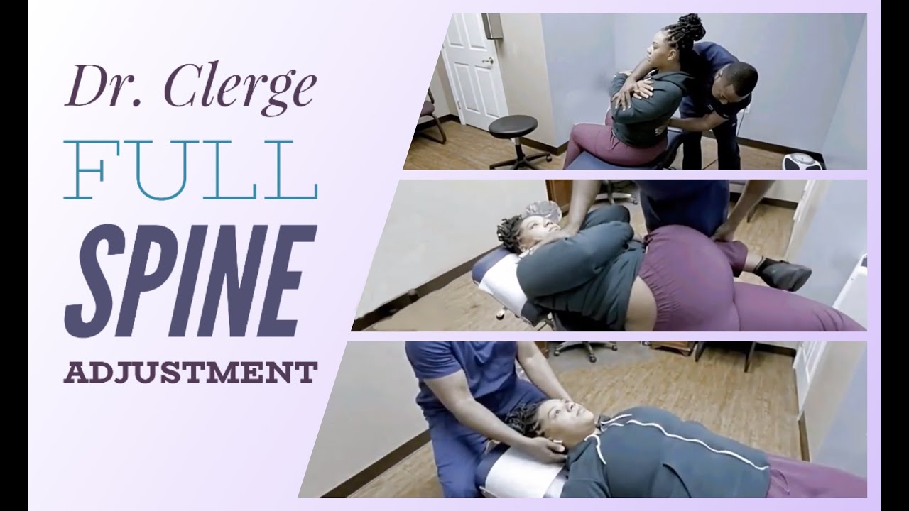 Chiropractic adjustments provide relief for neck and back pain.