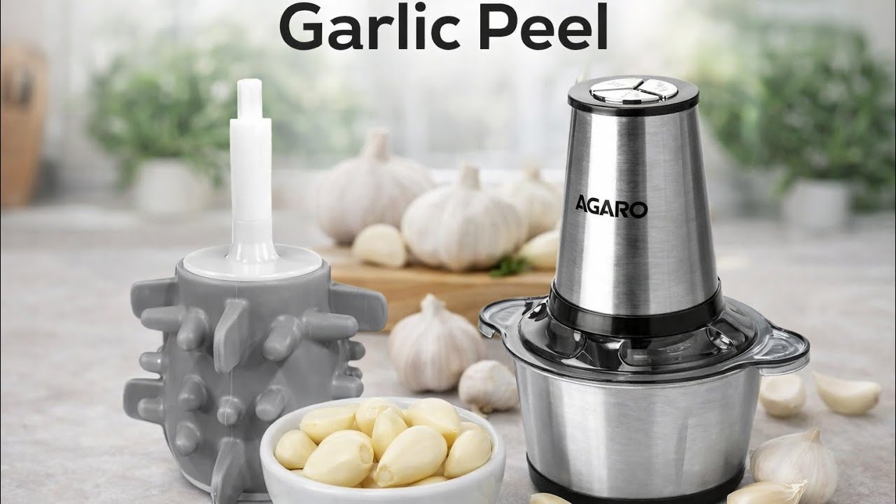 Electric machine agaro garlic peel /super strong garlic peel, agaro electric chopper machine 400wt