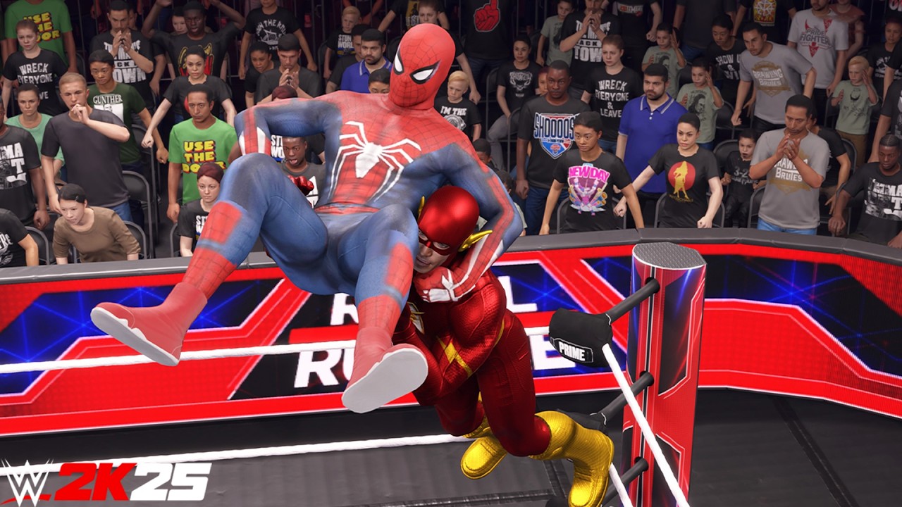 Человек-паук против Флэша | Матч Marvel против DC — WWE 2K25 PS5 [4K]