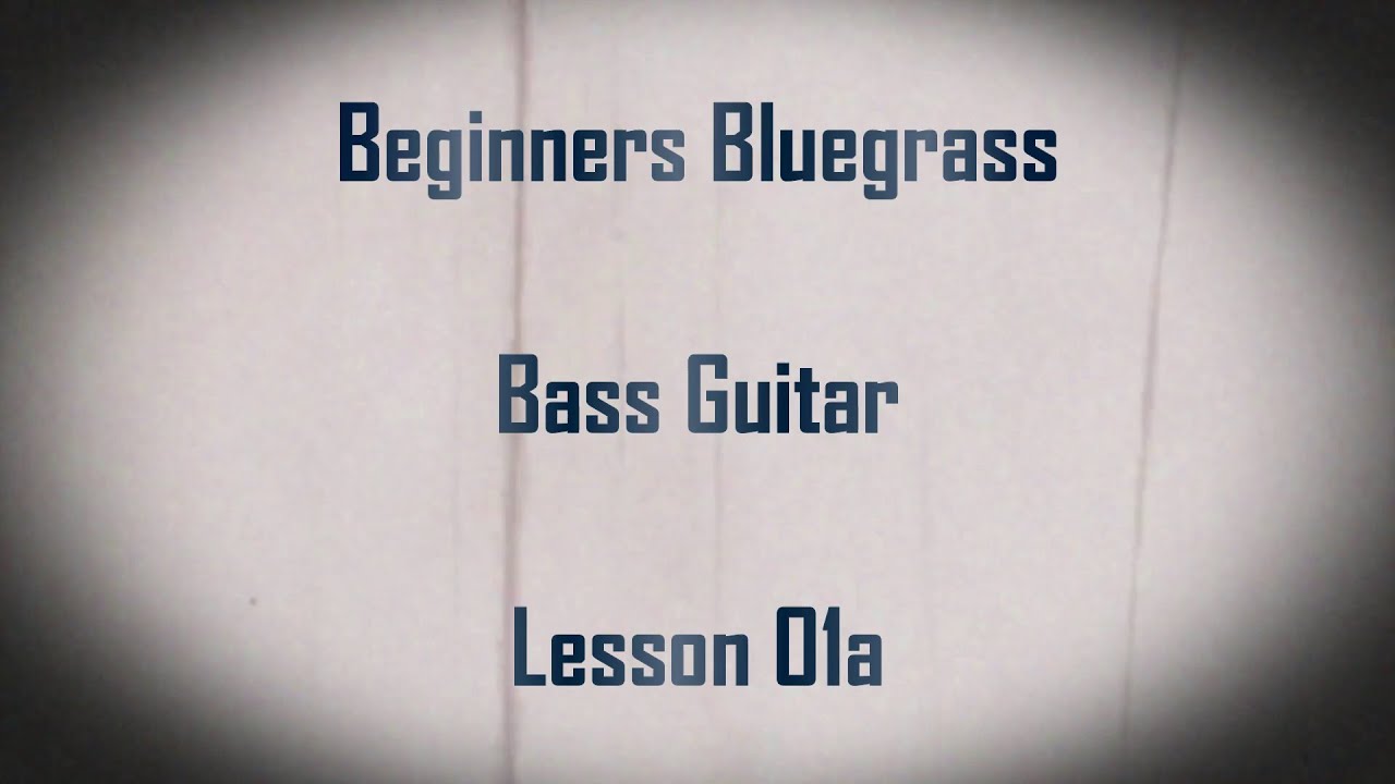 Beginners Blue Grass Bass Guitar. Lesson 01a. Bluegrass. Blackpool Music Academy School. #BMA #BMS