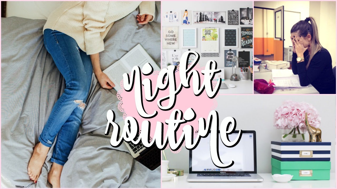 My Night Routine 2016 | Law School/University
