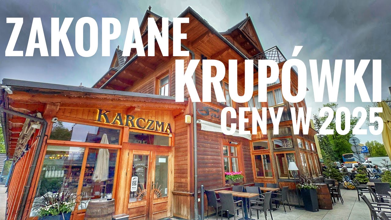 Zakopane Krupówki Ceny w Restauracjach Maj 2025