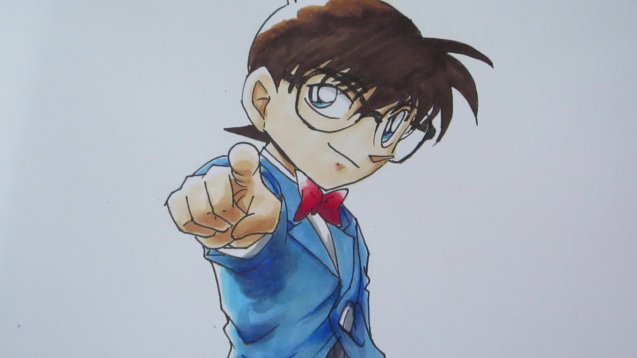 [Tutorial] How to draw Conan Edogawa 江戸川 コナン