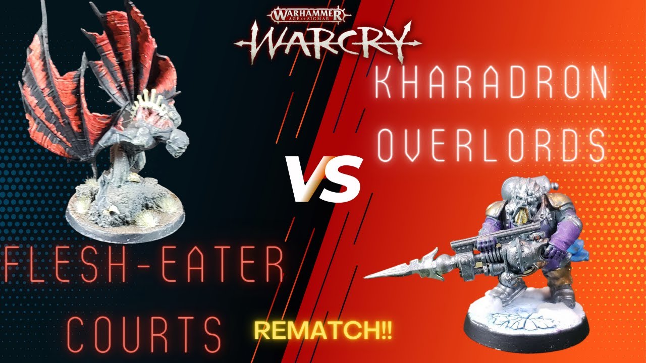 Warcry Kharadron Overlords Vs. Flesh-Eater Courts Rematch - Warcry Battle Report - Warcry Wednesday