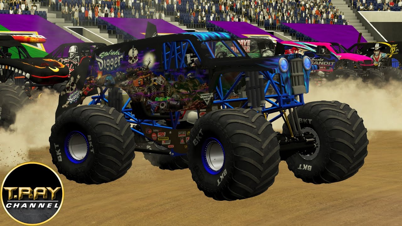 BeamNG.drive Monster Jam: Честер, Пенсильвания (11 Truck Freestyle)