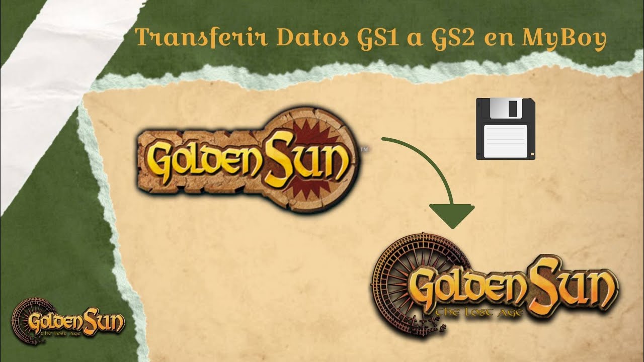 Como transferir datos de Golden Sun a Golden Sun 2 en My Boy