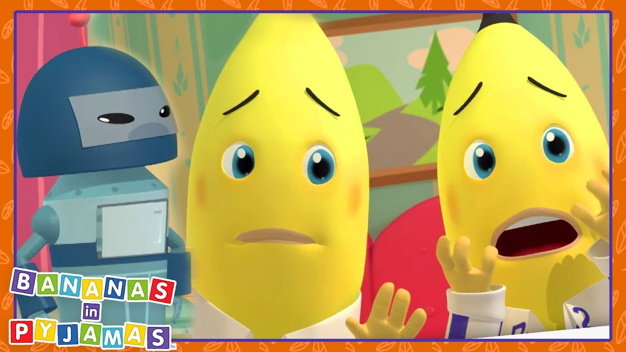Bananas and the Robot | Cartoons for kids | Bananas In Pyjamas