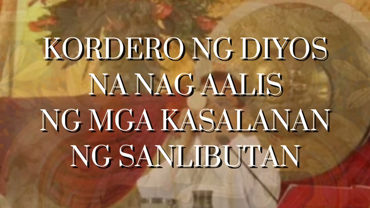 Kordero ng diyos by fr eduardo hontiveros