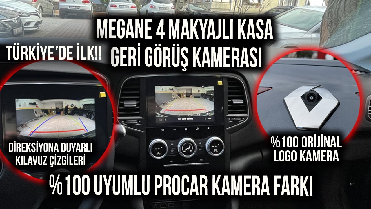 Makyajlı Kasa Megane 4 Geri G&ouml;r&uuml;ş Kamerası Uygulaması. Gizli &Ouml;zellikler!!!