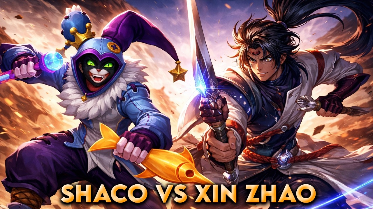 Shaco AP Jungle DESTROYS Xin Zhao 6 KILLS DOMINATION!