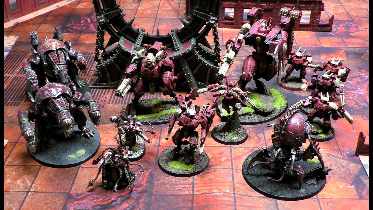 Warhammer 40k - Battlereport 578 - Chaos Spacemarines - Sternenreich der Tau