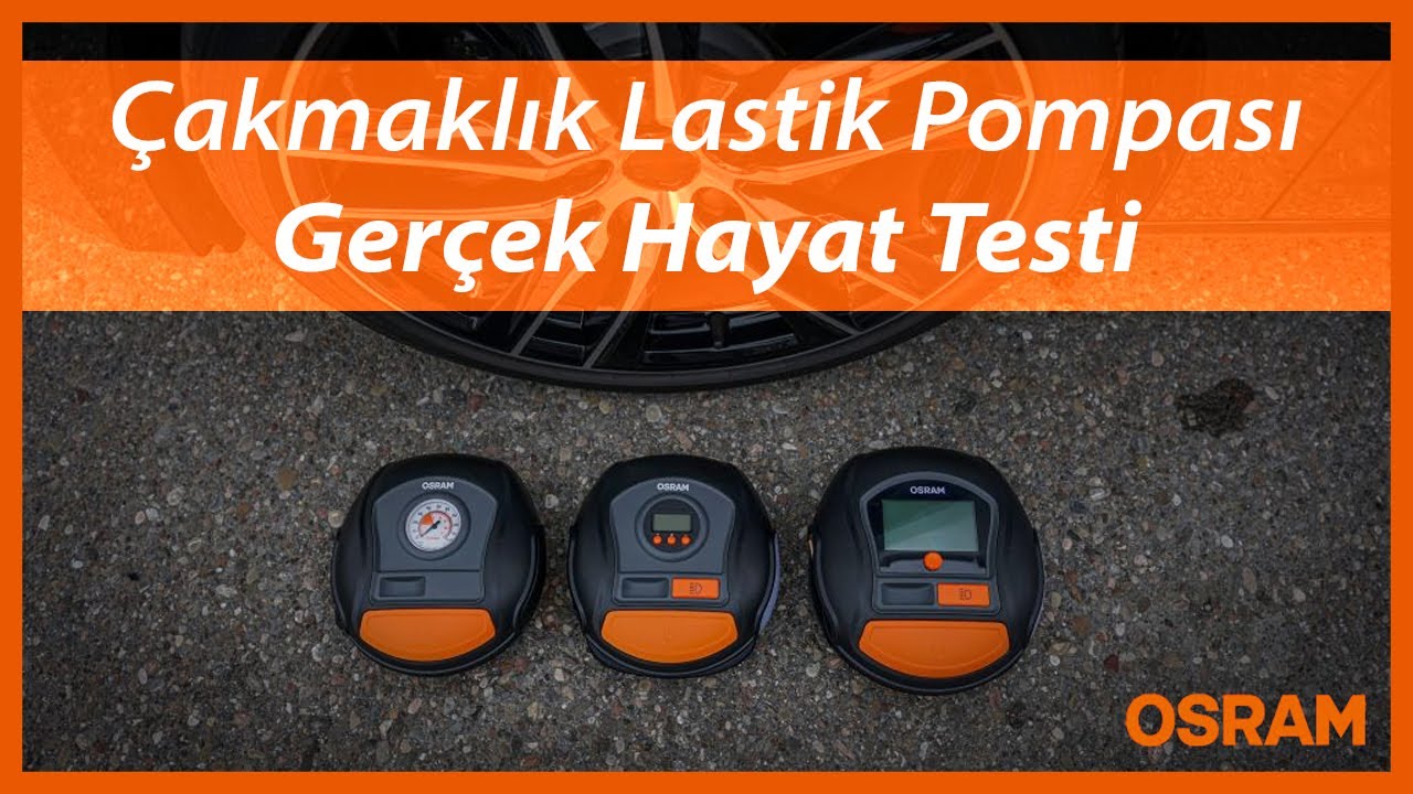 OSRAM TYREinflate 450 – 4 Dakikada 36 PSI! Lastik Şişirme Testi