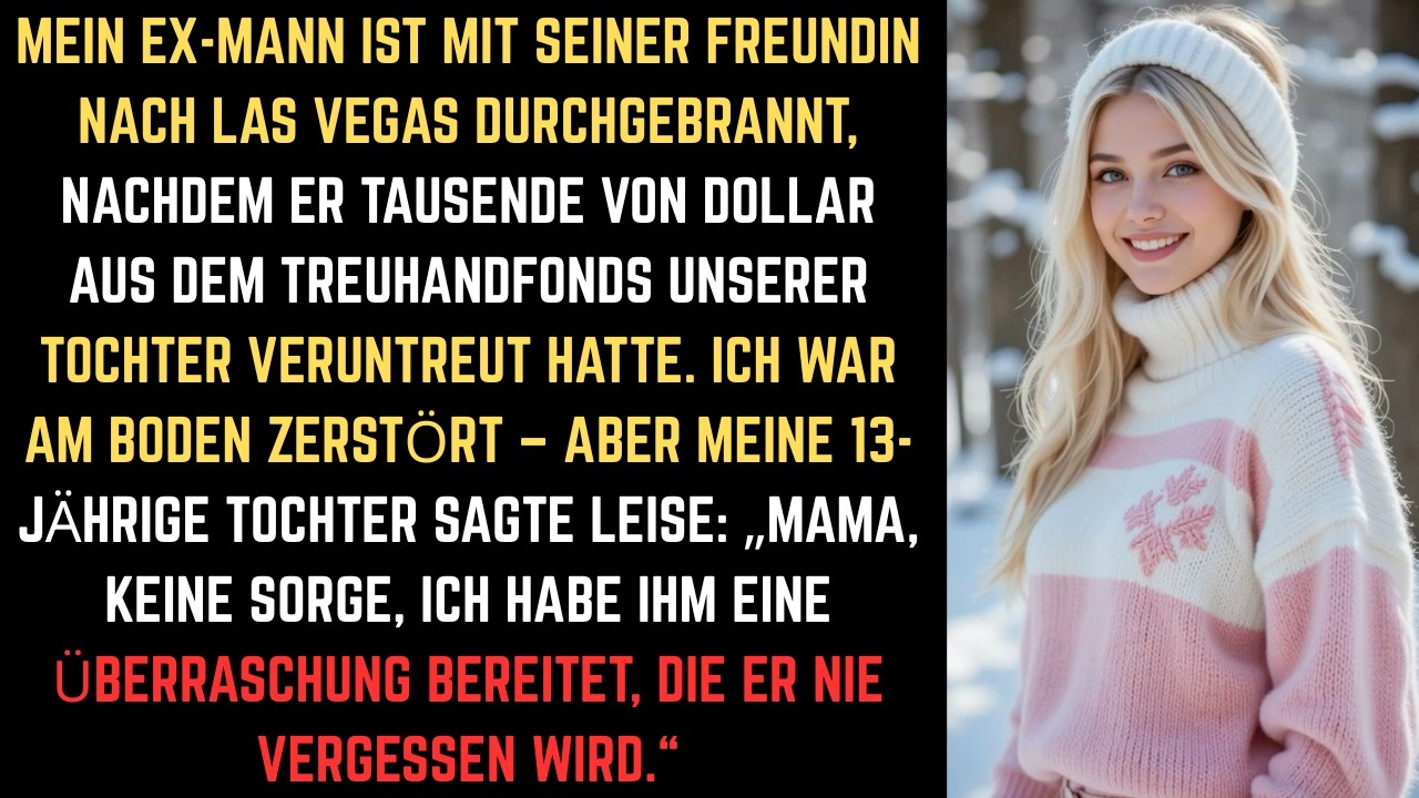 Mein Ex-Mann hat das Treuhandvermögen unserer Tochter gestohlen und ist nach Las Vegas geflohen