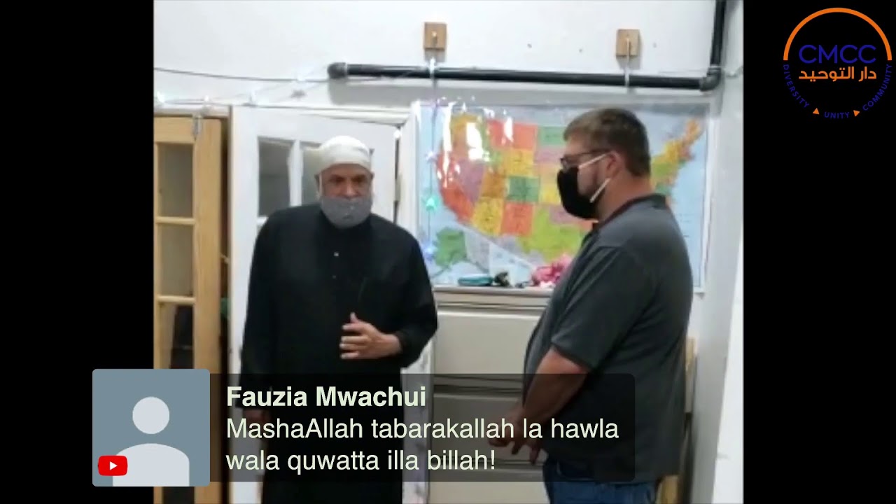 Thomas utters the Shahadah @ Al Minhaal Academy Colorado