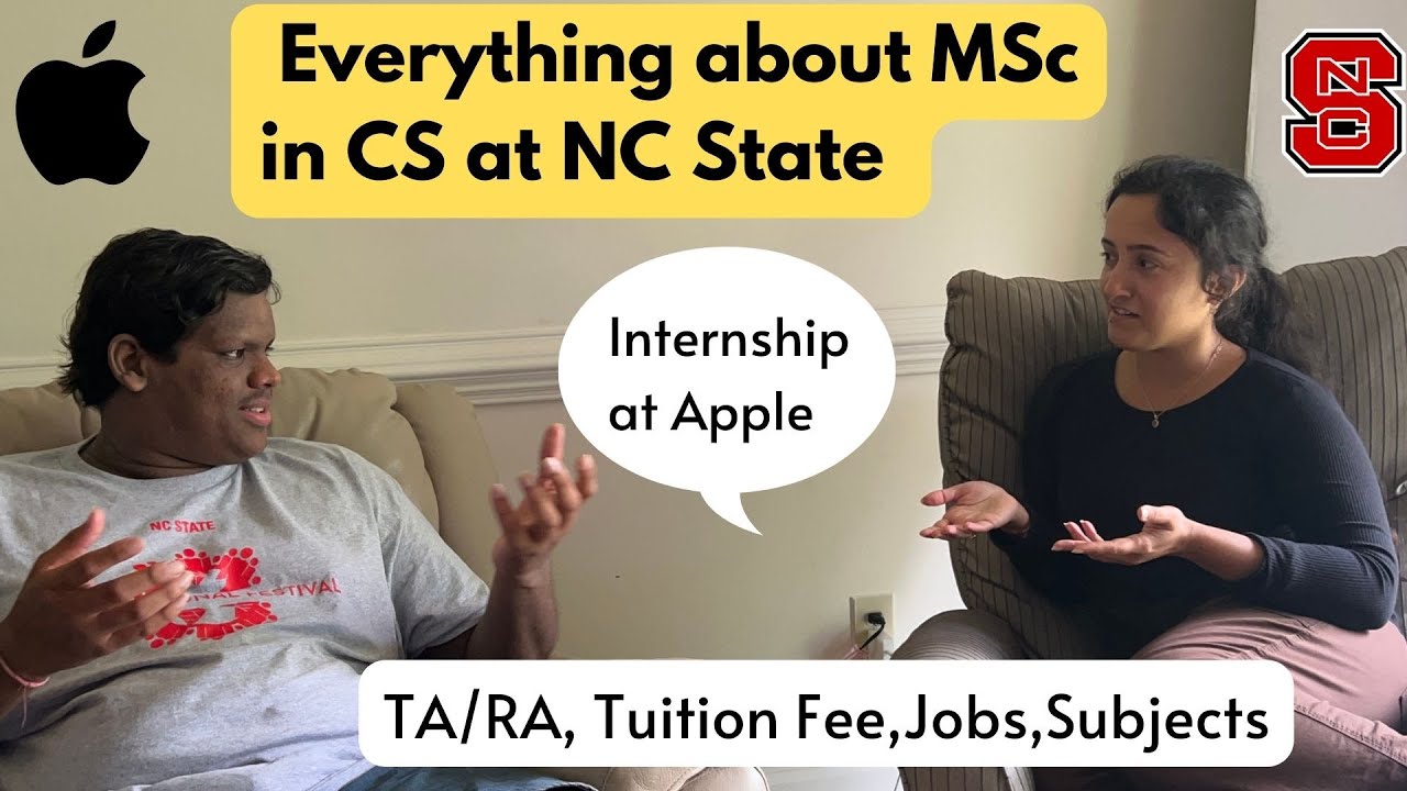 All you need to know about Computer Science NC State| Apple Internship| Indian Student