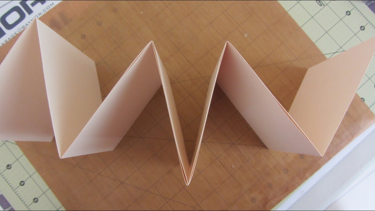 How to Make a Accordion Fold Mini Album Crafts With Paper Tutorial