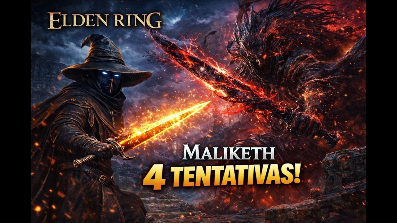 ELDEN RING #EP11 – Derrotei o Maliketh em 4 Tentativas!